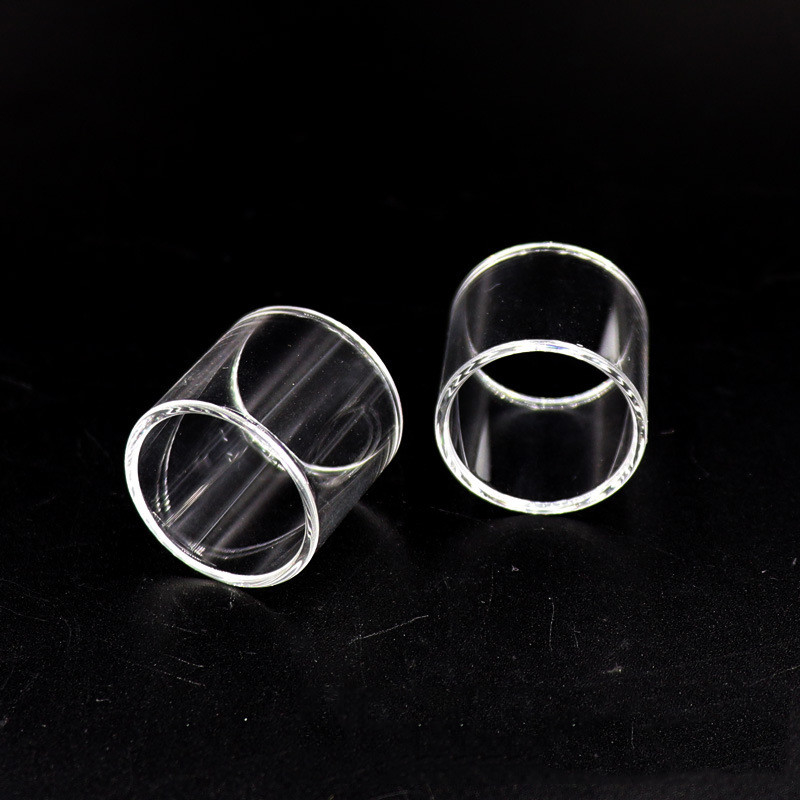 Geekvape পণ্যের জন্য স্বচ্ছ ফ্ল্যাট মসৃণ Pyrex গ্লাস টিউব বিভিন্ন রঙ
