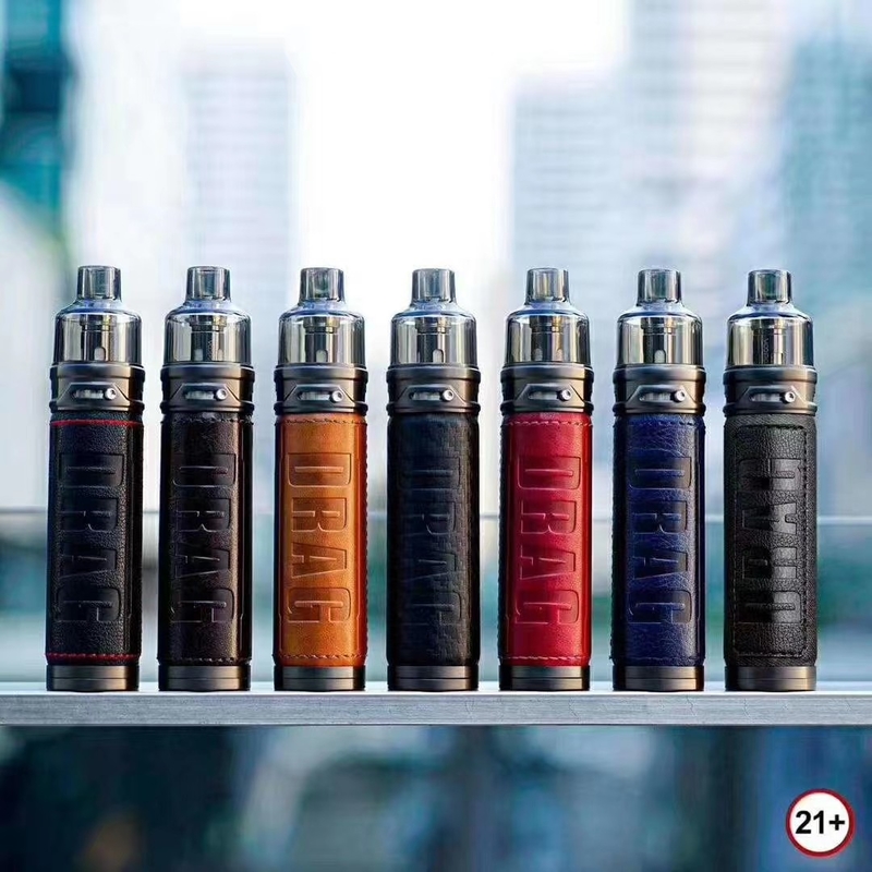 Voopoo Drag X 18650 Mod E সিগারেট স্টার্টার কিট 4.5ml ভিঞ্চি কয়েল সিঙ্গেল 18650 ব্যাটারি 80w