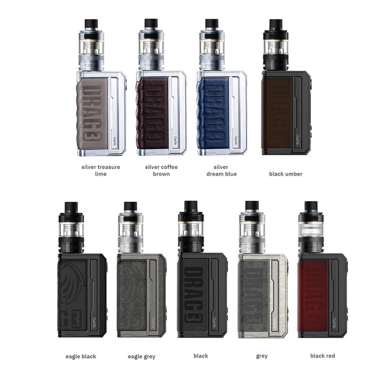 Voopoo Drag 3 Tpp X বক্স মড কিট 5.5ml Tpp Dm কয়েল ডুয়াল 18650 ব্যাটারি