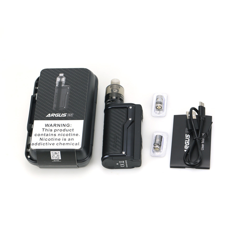 Argus Gt 160w Vape Mod Kits ডুয়াল 18650 ব্যাটারি 4.5ml 2ml ট্যাঙ্ক অ্যাটোমাইজার