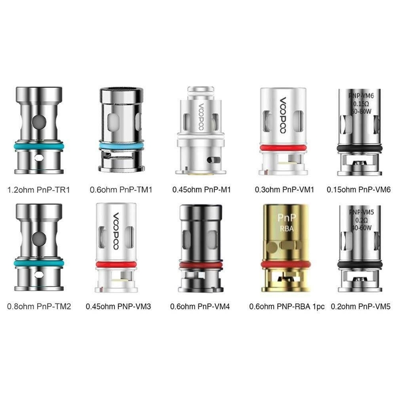 Voopoo ভিঞ্চি ভ্যাপ কয়েল প্রতিস্থাপন পিএনপি ভিঞ্চি ড্র্যাগ পড মড মেশ কয়েল 5 পিসি প্রতিটি প্যাক