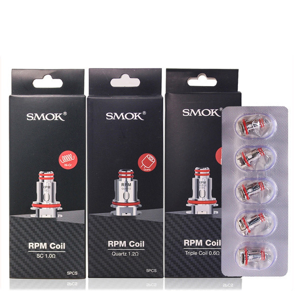 Rpm 0.4ohm Vape Coil Smok 0.6ohm Triple 1.0 Ohm Sc 1.2ohm কোয়ার্টজ ভ্যাপ মেশ কয়েল প্রতিস্থাপন