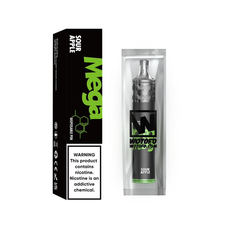 Wotofo Mega Disposable Pod Vapes Kit 1500 Puffs 980ma 5ml E Liquid 1.6ohm ওয়্যার