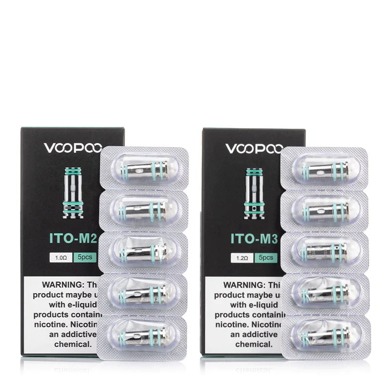 Voopoo ITO কয়েল 5pcs M0 M2 M3 Vape Coil Replacement for Doric 20 / Drag Q