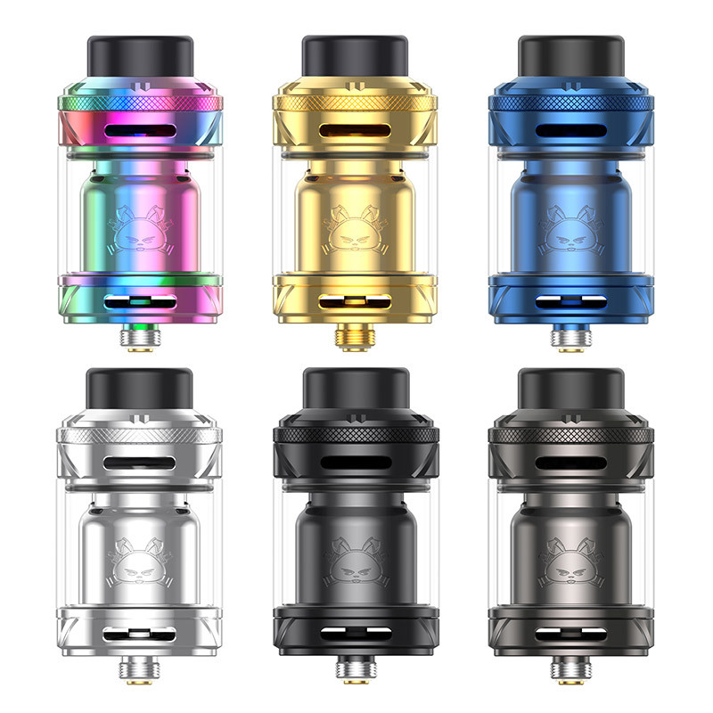 Hellvape Fat Rabbit 2 RTA 6.5ml / 4ml / 2ml ডুয়াল-কয়েল RTA কাস্টমাইজড এয়ারফ্লো ট্যাংক